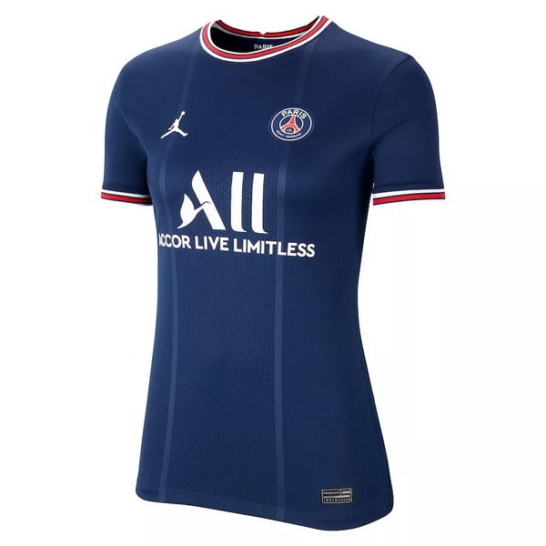 Tailandia Camiseta Paris Saint Germain Mujer 1st 2021-2022 Azul